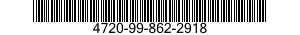 4720-99-862-2918  4720998622918 998622918