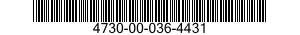 4730-00-036-4431 PLUG,MACHINE THREAD 4730000364431 000364431