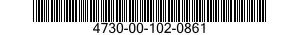 4730-00-102-0861 COUPLING,PIPE 4730001020861 001020861
