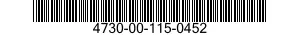 4730-00-115-0452 COUPLING HALF,QUICK DISCONNECT 4730001150452 001150452