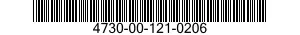 4730-00-121-0206 ELBOW,PIPE TO TUBE 4730001210206 001210206