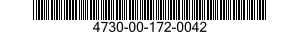 4730-00-172-0042 FITTING,LUBRICATION 4730001720042 001720042