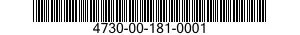 4730-00-181-0001 CONNECTOR,MULTIPLE,FLUID PRESSURE LINE 4730001810001 001810001