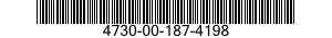 4730-00-187-4198 PLUG,PIPE 4730001874198 001874198