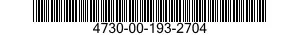4730-00-193-2704 NIPPLE,PIPE 4730001932704 001932704