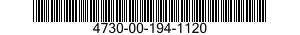 4730-00-194-1120 ADAPTER,STRAIGHT,PIPE TO BOSS 4730001941120 001941120