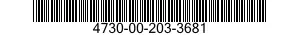 4730-00-203-3681 TEE,BOSS 4730002033681 002033681