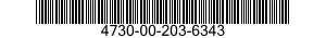 4730-00-203-6343 PLUG,MACHINE THREAD 4730002036343 002036343