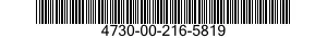 4730-00-216-5819 COUPLING HALF,QUICK DISCONNECT 4730002165819 002165819