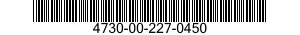4730-00-227-0450 RESTRICTOR,FLUID FLOW 4730002270450 002270450