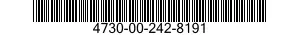 4730-00-242-8191 ADAPTER,STRAIGHT,TUBE TO BOSS 4730002428191 002428191