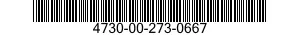 4730-00-273-0667 COUPLING HALF,QUICK DISCONNECT 4730002730667 002730667