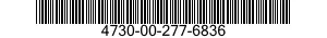 4730-00-277-6836 ADAPTER,STRAIGHT,TUBE TO BOSS 4730002776836 002776836