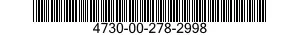 4730-00-278-2998 PLUG,PIPE 4730002782998 002782998