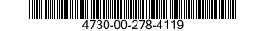4730-00-278-4119 NIPPLE,PIPE 4730002784119 002784119