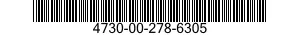 4730-00-278-6305 PLUG,PIPE 4730002786305 002786305