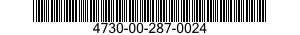 4730-00-287-0024 PLUG,PIPE 4730002870024 002870024