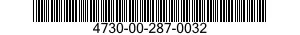 4730-00-287-0032 TEE,PIPE TO TUBE 4730002870032 002870032