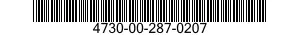 4730-00-287-0207 TEE,PIPE 4730002870207 002870207