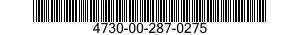 4730-00-287-0275 INVERTED NUT,TUBE COUPLING 4730002870275 002870275