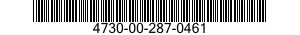 4730-00-287-0461 ADAPTER,STRAIGHT,PIPE TO BOSS 4730002870461 002870461