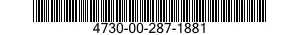 4730-00-287-1881 ADAPTER,STRAIGHT,PIPE TO HOSE 4730002871881 002871881