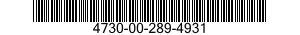 4730-00-289-4931 PLUG,TUBE FITTING,THREADED 4730002894931 002894931