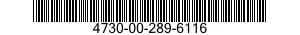 4730-00-289-6116 ADAPTER,STRAIGHT,FLANGE TO TUBE 4730002896116 002896116