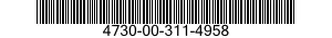 4730-00-311-4958 ADAPTER,STRAIGHT,PIPE TO BOSS 4730003114958 003114958