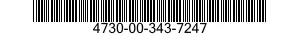 4730-00-343-7247 PLUG,PIPE 4730003437247 003437247