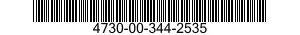 4730-00-344-2535 TEE,PIPE TO TUBE 4730003442535 003442535