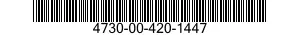 4730-00-420-1447 PLUG,SHUTTLE CONNEC 4730004201447 004201447