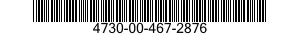 4730-00-467-2876 ADAPTER,STRAIGHT,TUBE TO HOSE 4730004672876 004672876