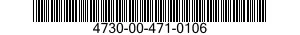4730-00-471-0106 CLAMP,PIPE,ANCHOR AND REINFORCEMENT 4730004710106 004710106