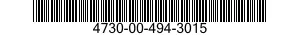 4730-00-494-3015 FITTING,LUBRICATION 4730004943015 004943015