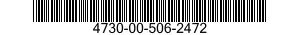 4730-00-506-2472 ADAPTER,STRAIGHT,TUBE TO HOSE 4730005062472 005062472