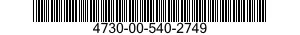 4730-00-540-2749 TEE,TUBE 4730005402749 005402749