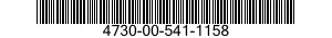 4730-00-541-1158 COUPLING HALF,QUICK DISCONNECT 4730005411158 005411158
