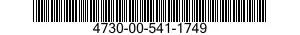 4730-00-541-1749 ADAPTER,STRAIGHT,TUBE TO BOSS 4730005411749 005411749