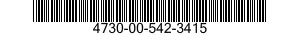 4730-00-542-3415 PLUG,TUBE FITTING,THREADED 4730005423415 005423415