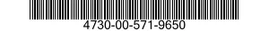 4730-00-571-9650 PLUG,TUBE FITTING,THREADED 4730005719650 005719650