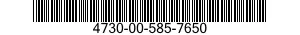 4730-00-585-7650  4730005857650 005857650