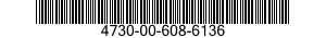 4730-00-608-6136 PLUG,MACHINE THREAD,MAGNETIC 4730006086136 006086136