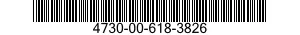 4730-00-618-3826 NIPPLE,PIPE 4730006183826 006183826