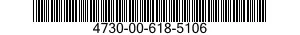 4730-00-618-5106 COUPLING HALF,SELF-SEALING 4730006185106 006185106