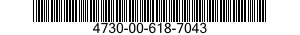4730-00-618-7043 RESTRICTOR UNIT,FLUID FLOW 4730006187043 006187043