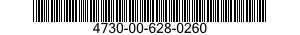 4730-00-628-0260 PLUG,PIPE 4730006280260 006280260