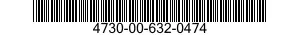 4730-00-632-0474 BOLT,FLUID PASSAGE 4730006320474 006320474