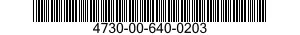4730-00-640-0203  4730006400203 006400203