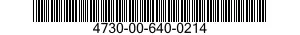 4730-00-640-0214  4730006400214 006400214